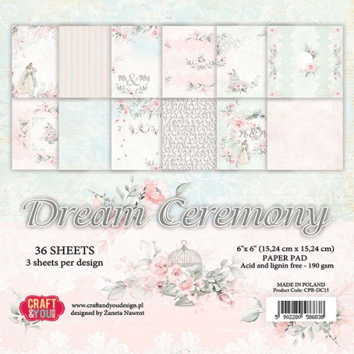 Zestaw papierów Dream Ceremony 15x15